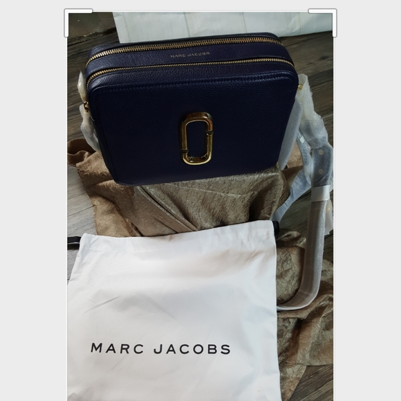 Marc Jacobs Softshot 27 bag, Navy - Picture 3 of 8